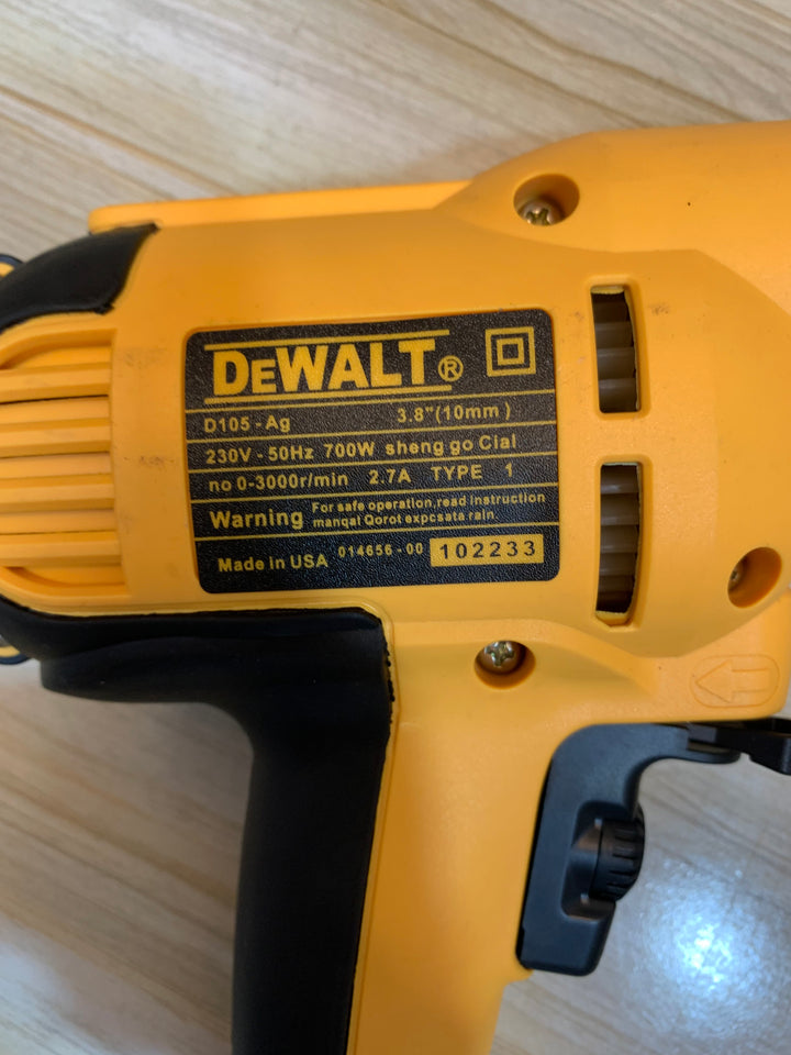DeWalt Drill 700W with 3000 RPM Speed for fast and efficient drilling