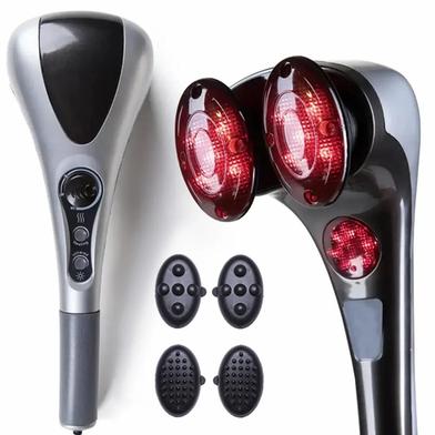 Double Head Heating Massager B2000 front view - dual head design for deep muscle relaxation, available at Lalaimport.pk