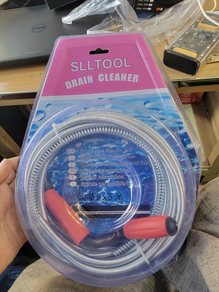 High-quality drain cleaning tool for home use, perfect for tackling common blockages in kitchen, bathroom, and laundry drains.

