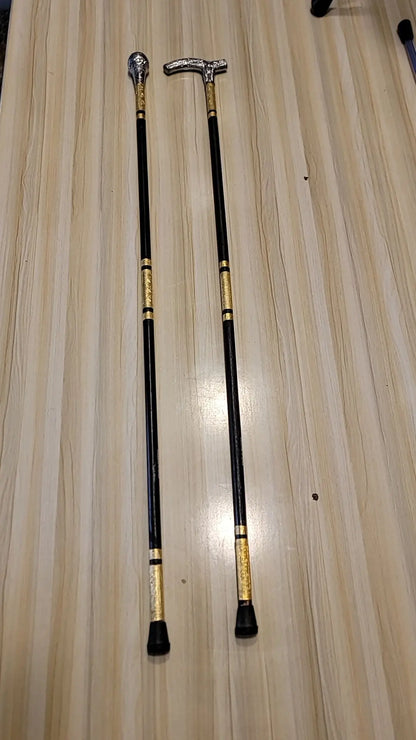 Premium Art Design Wooden Walking Stick – Elegant & Durable