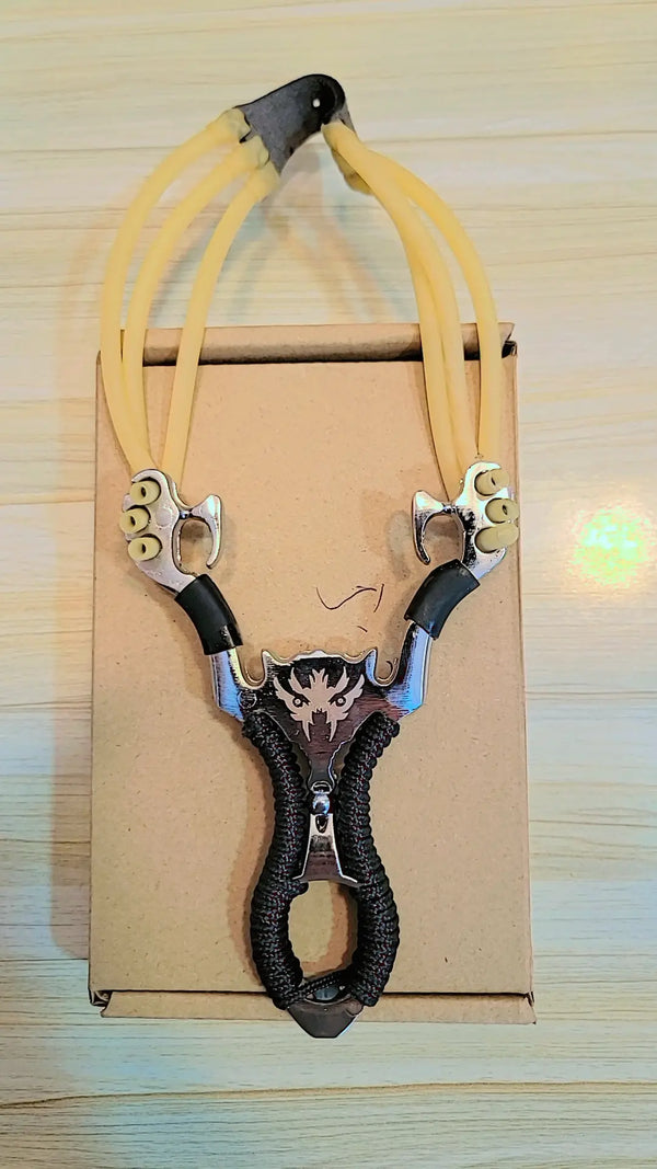 Metal Handle Slingshot with Imported Rubber Pipe – Unmatched Grip & Precision