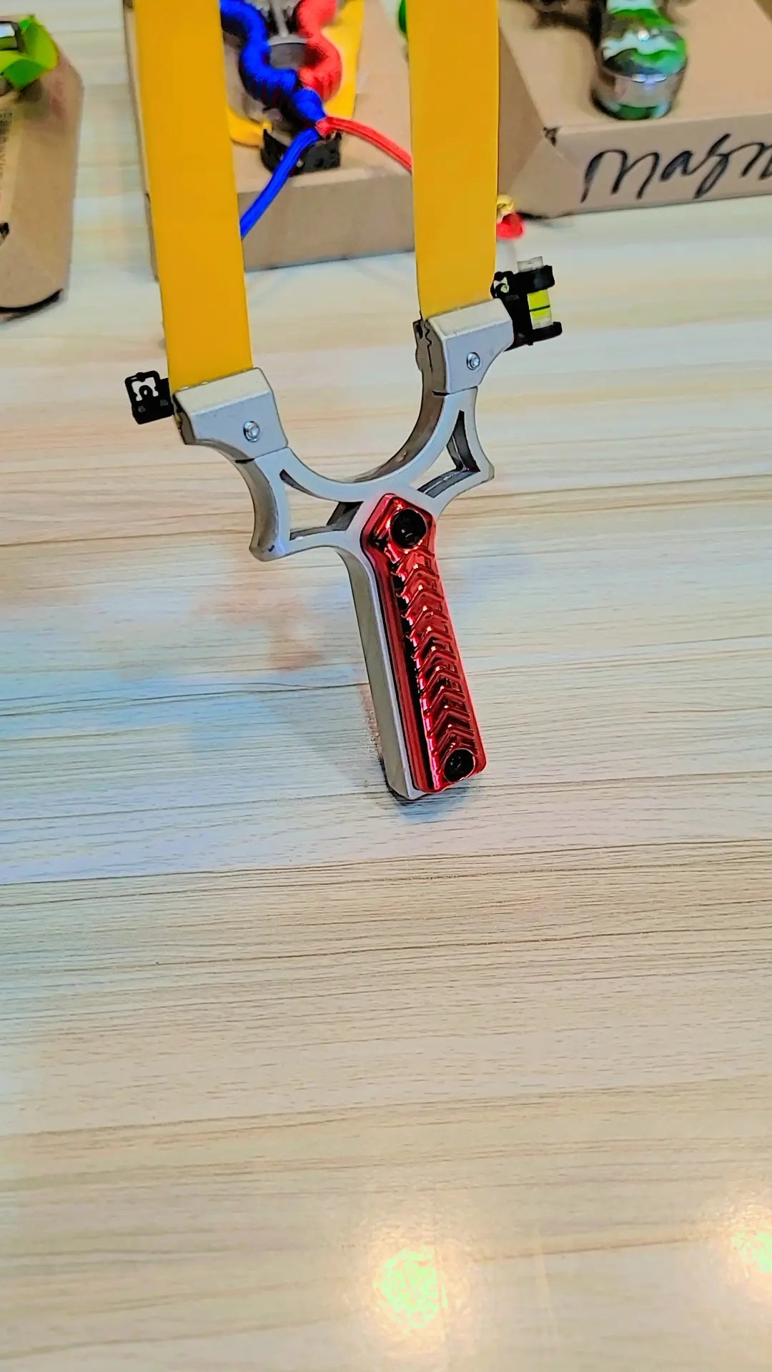 High-Quality Laser Slingshot with Premium Rubber and Ergonomic Handle