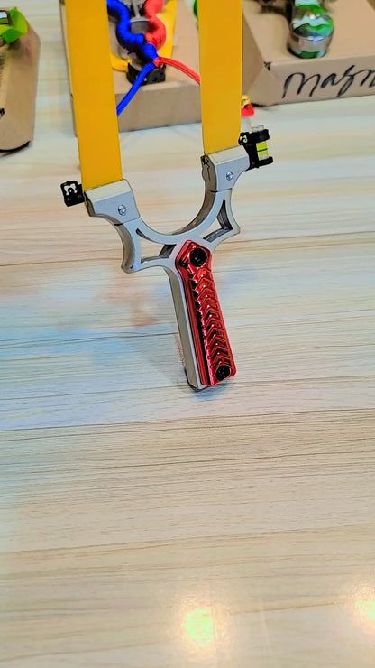 High-Quality Laser Slingshot with Premium Rubber and Ergonomic Handle