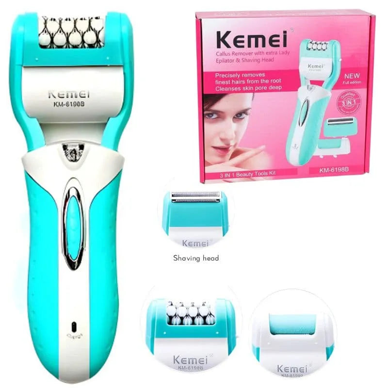 Kemei 3-in-1 Women’s Hair Trimmer – Trusted Grooming by Lalaimport.pk