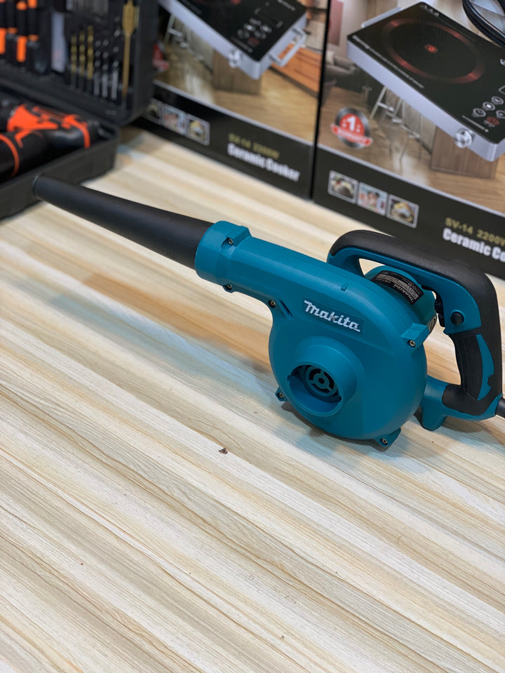 Makita UB1103 Corded Electric Blower for fast and efficient cleaning in Pakistan, featuring a 710W motor and 13,000 RPM speed