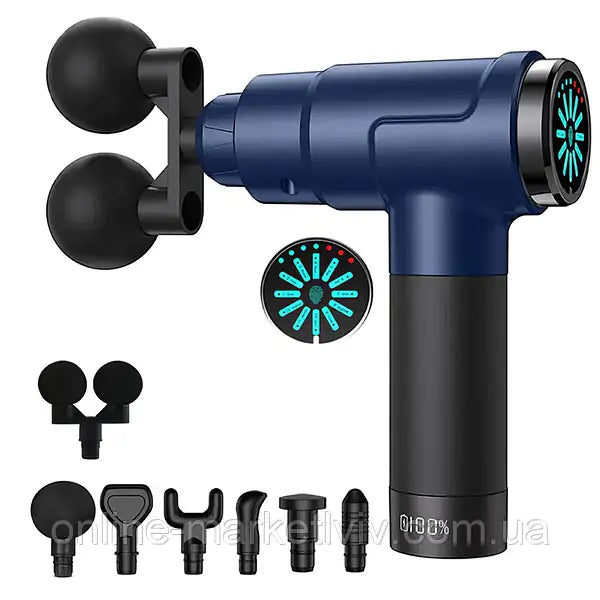 MDHL Smart Gun Massager 6-in-1 with Digital Display and Speed Control Touchpad, Best Muscle Relaxor in Pakistan
Image 2: