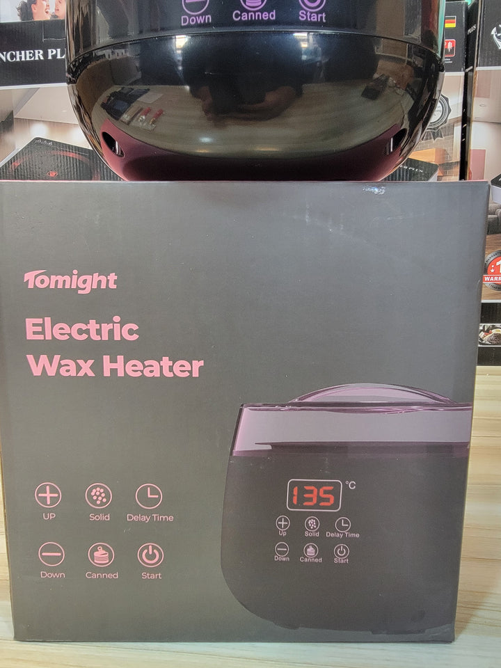 TOMIGHT Wax Heater with Accessories – Inner Pot, 6 Wax Bean Packs, and 20 Application Sticks