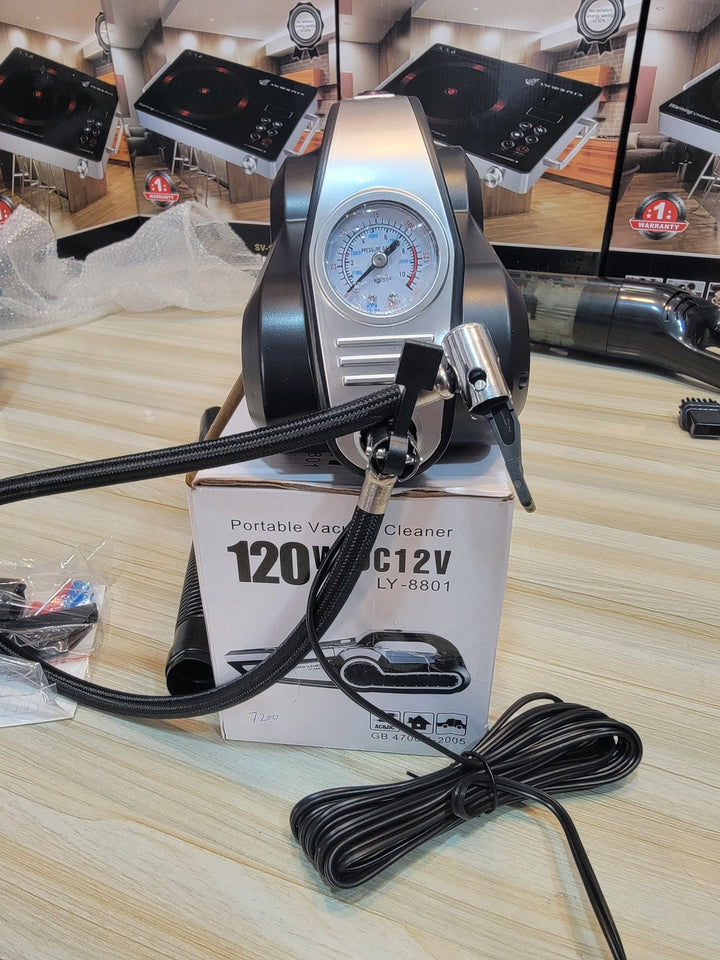  Car Vacuum Cleaner – Powerful 120W Suction for Clean Car Interiors


