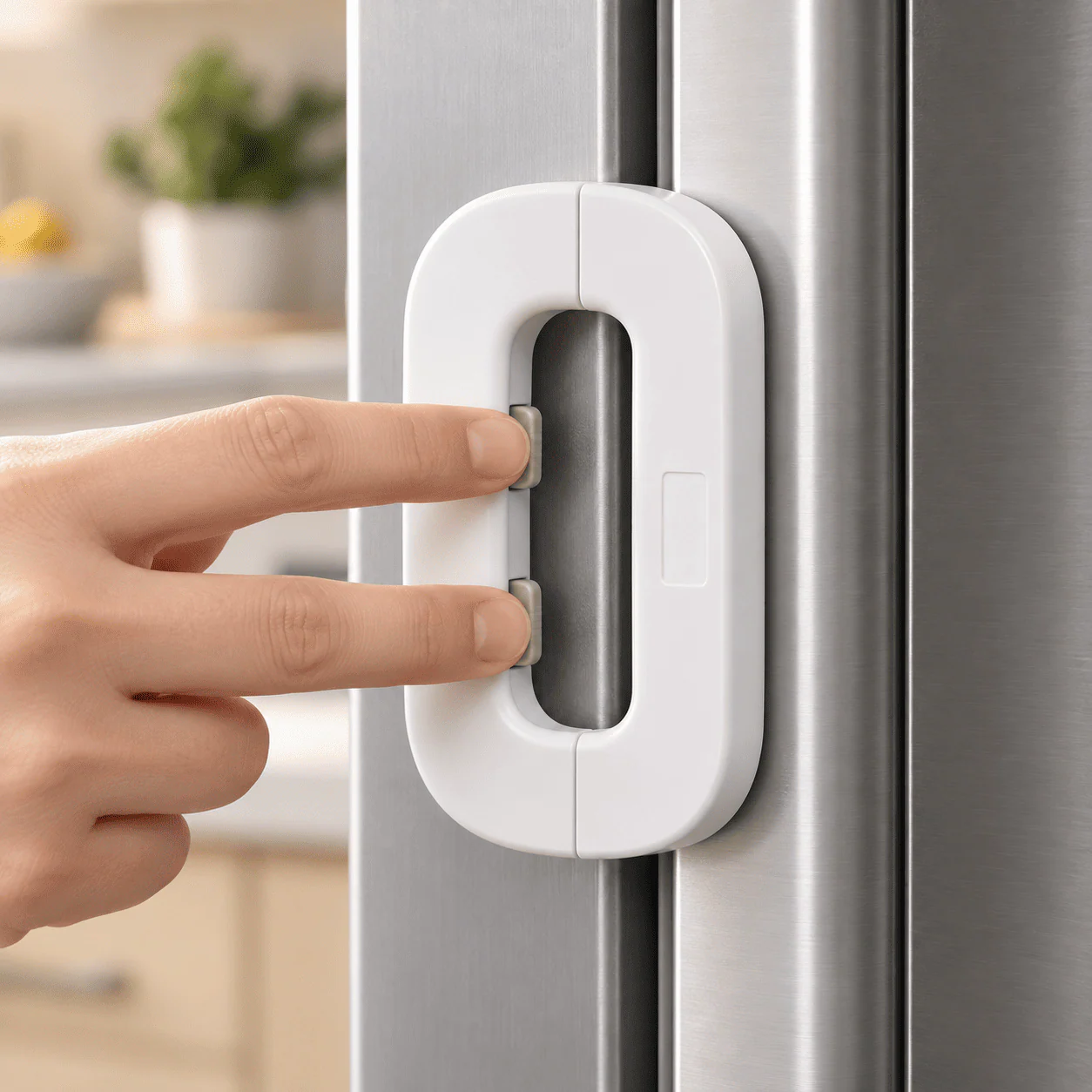Child Safety Refrigerator Door Lock – Double Door Fridge Lock