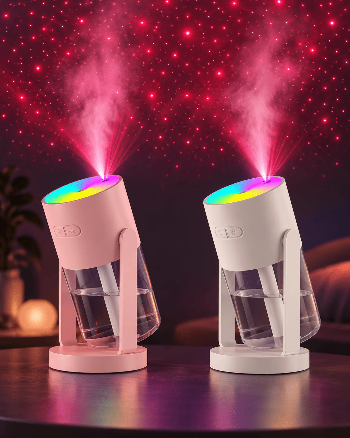 CL32 3-in-1 Star Projector Humidifier & Color LED Night Light