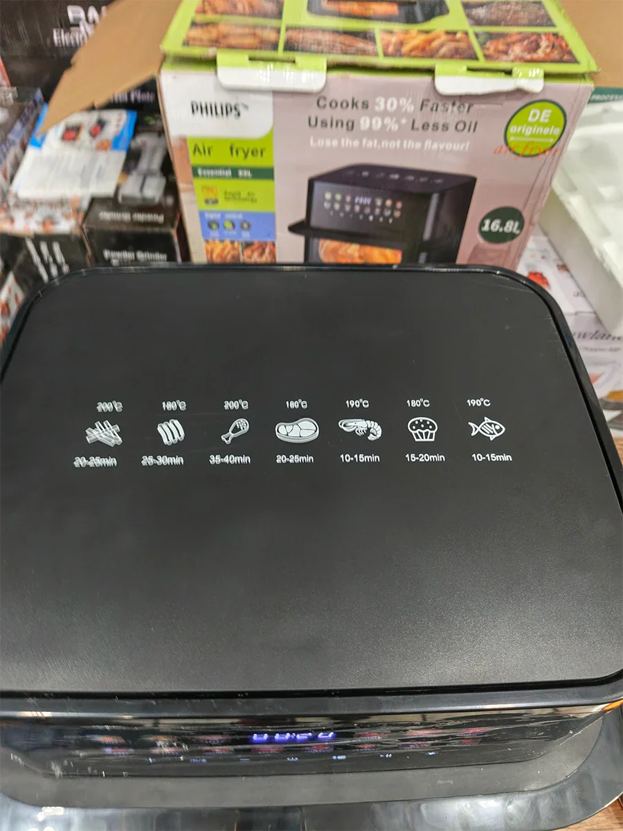 Philips Essential XXL 16.8L Digital Air Fryer Oven with Viewing Window