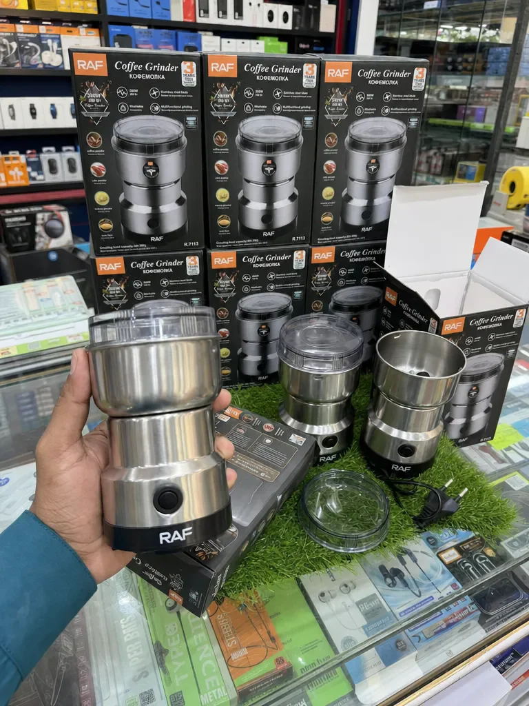 RAF R.7113 300W Electric Coffee and Spice Grinder with Stainless Steel Blades