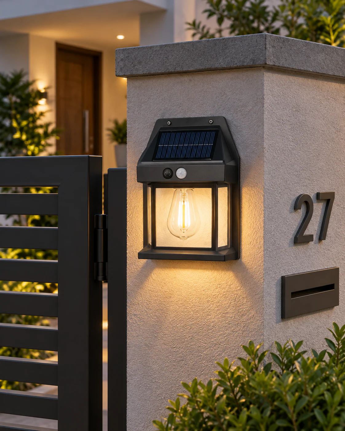 CBK BK-888 Solar Motion Sensor Outdoor Wall Lamp