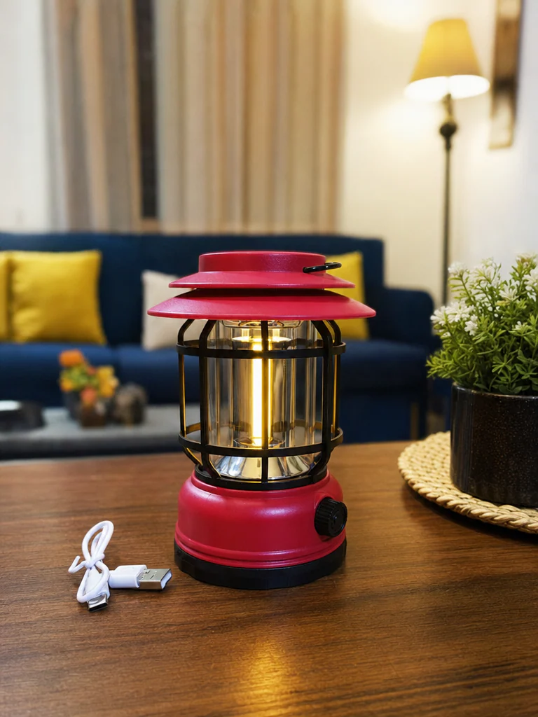 CL-5800T Solar Rechargeable Camping Lantern with USB