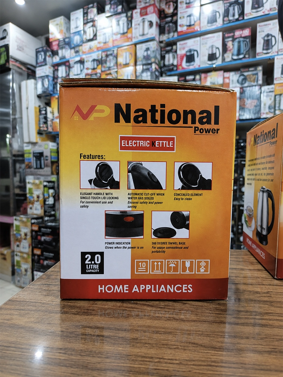 National Power AZ-17 2.0L Stainless Steel Electric Kettle