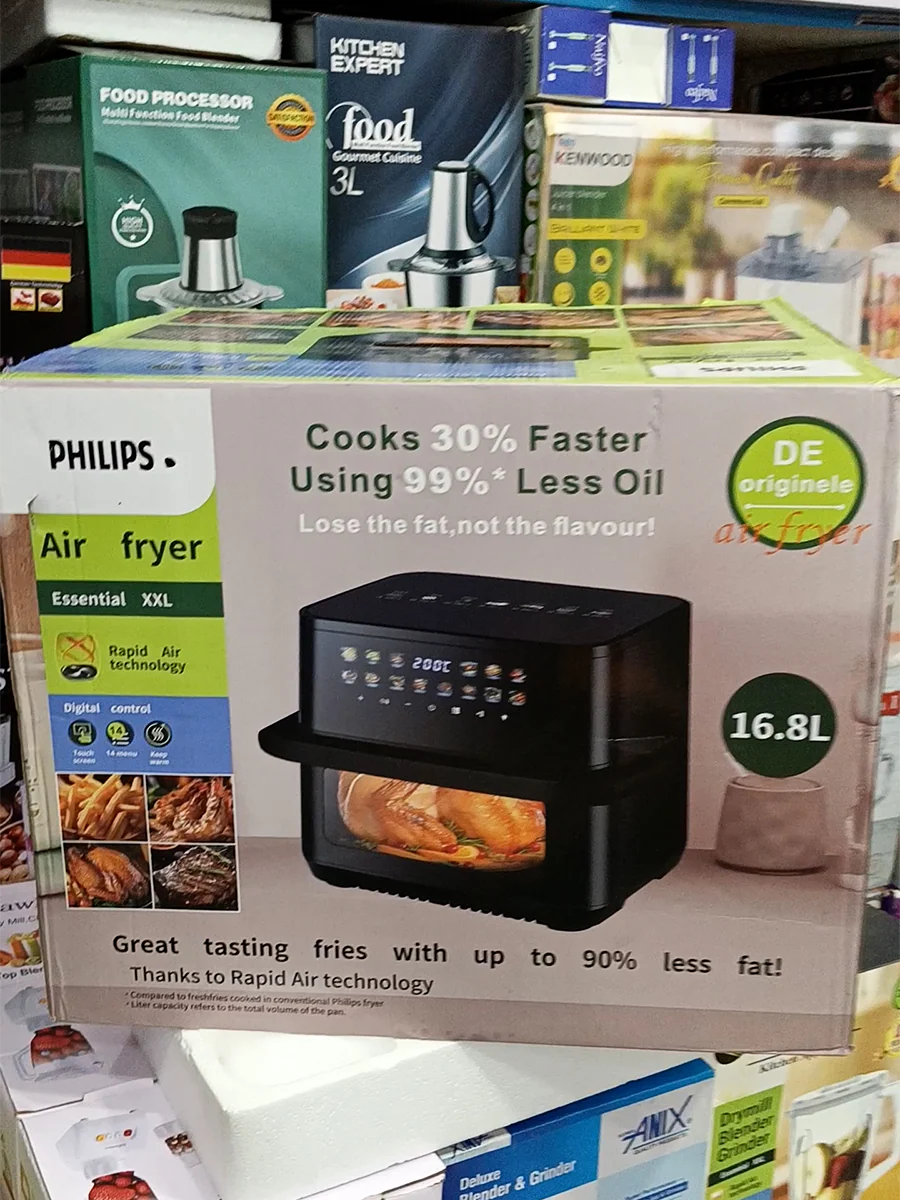 Philips Essential XXL 16.8L Digital Air Fryer Oven with Viewing Window