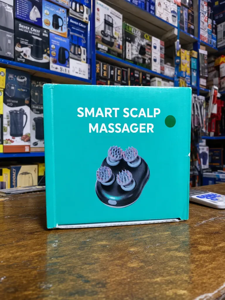 Smart Electric Scalp Massager with 4 Massage Heads